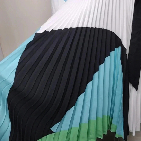 Closet London Stunning New Wrap Dress Size 10 - Geometric Flowy Design - Picture 6 of 15